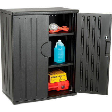 Black Storage Cabinet P272