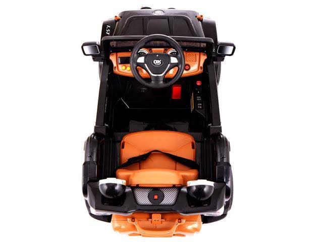 12V Battery Powered Electric Ride on Car with Remote Control Black F3833