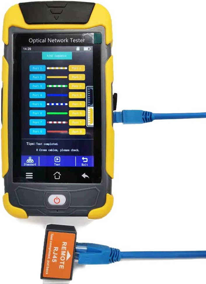 Mini-Pro OTDR 850/1300nm 22/20dB 4.3 inches Touch Screen Optical Network Tester K6898