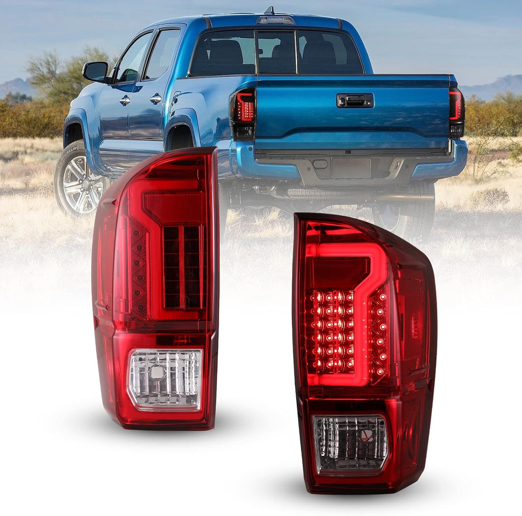 Smoke Lens LED Tail Lights Assembly for TOYOTA TACOMA 2016-2020 M850044
