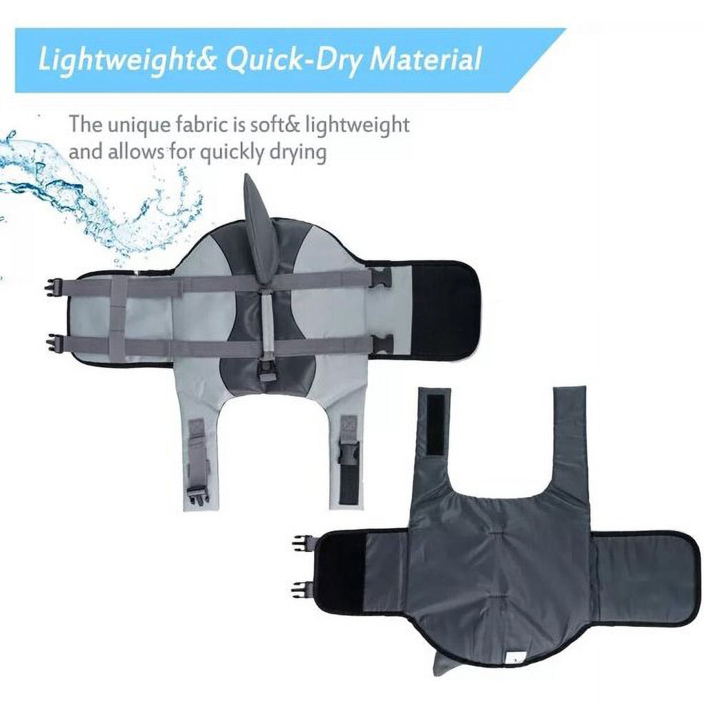 Adjustable Ripstop Dog Life Jacket with Rescue Handle Y727006