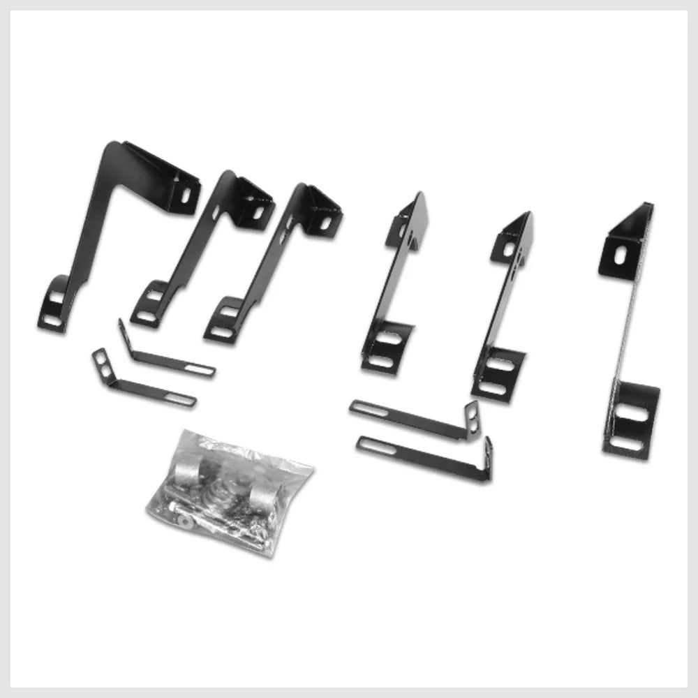 Black 5" Oval Side Step Nerf Bar Running Board R91913