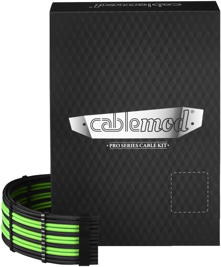 Sleeved Cable Kit for Corsair RM (Black + Silver) F89815