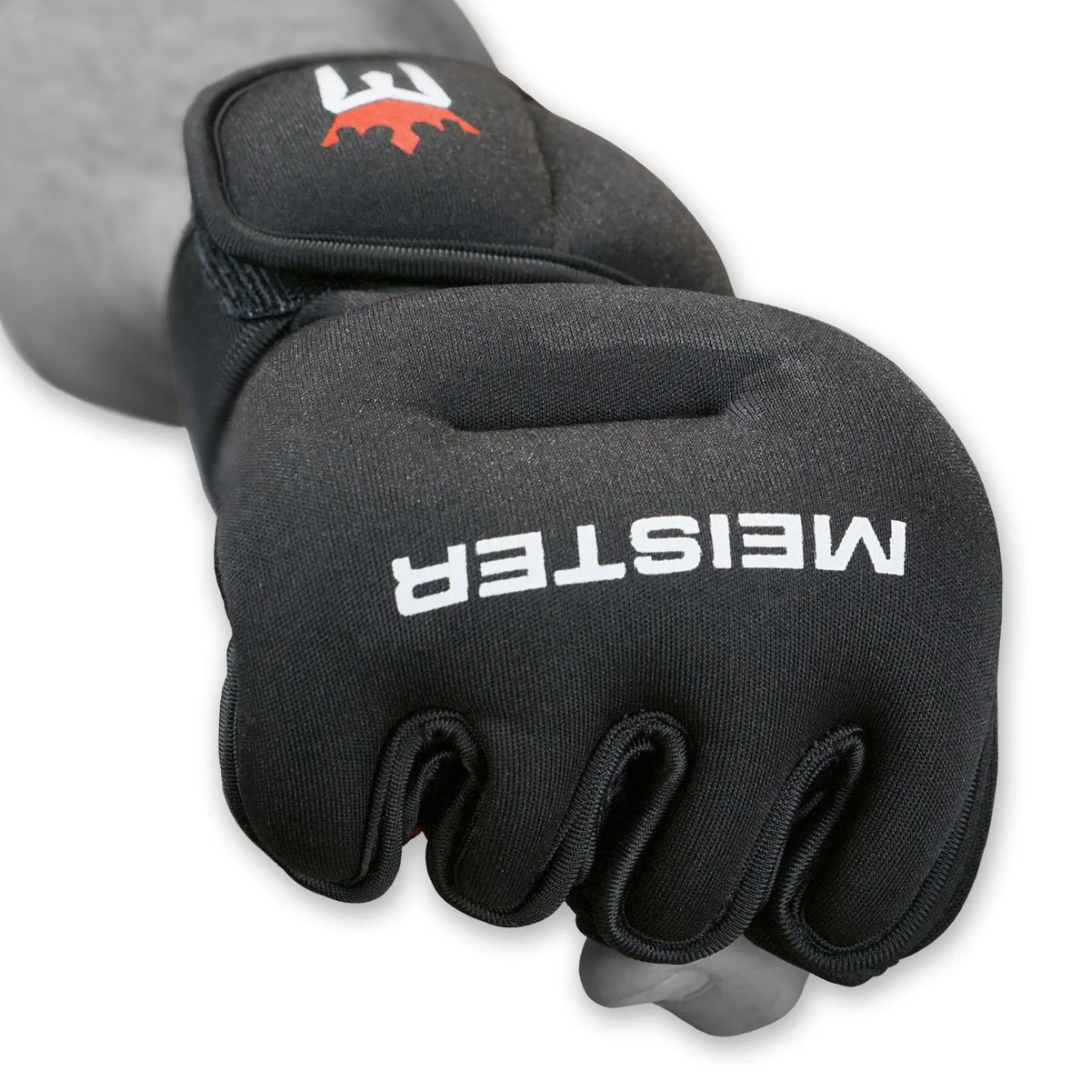 2 Pound Neoprene Weighted Gloves (Pair) - 2lb x 2 - Black/Red Q180