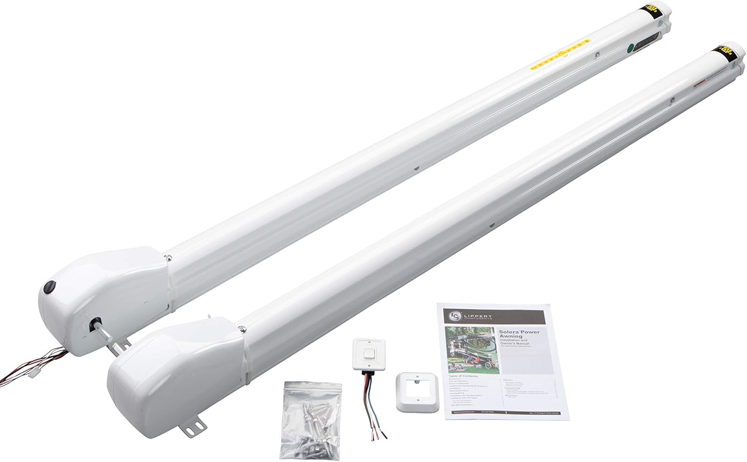 12V Smart Arm Awning Hardware Kit White X70286
