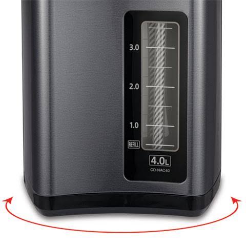 4.0-Liter Metallic Black Water Boiler & Warmer M9119