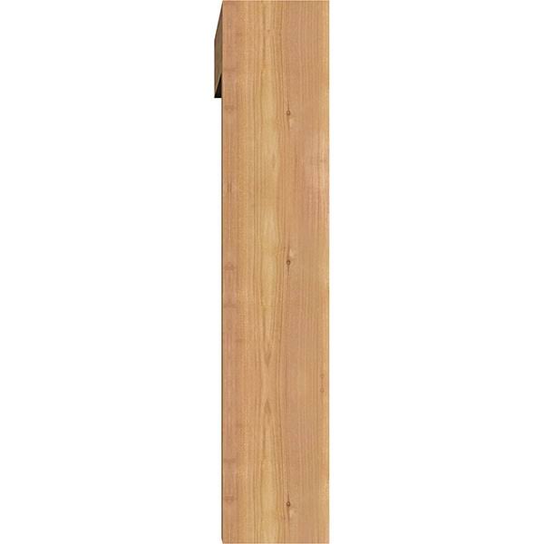 5 1/2x22W x 28x22D x 28x22H Smooth Bracket with Offset Brace, Western Red Cedar T67484