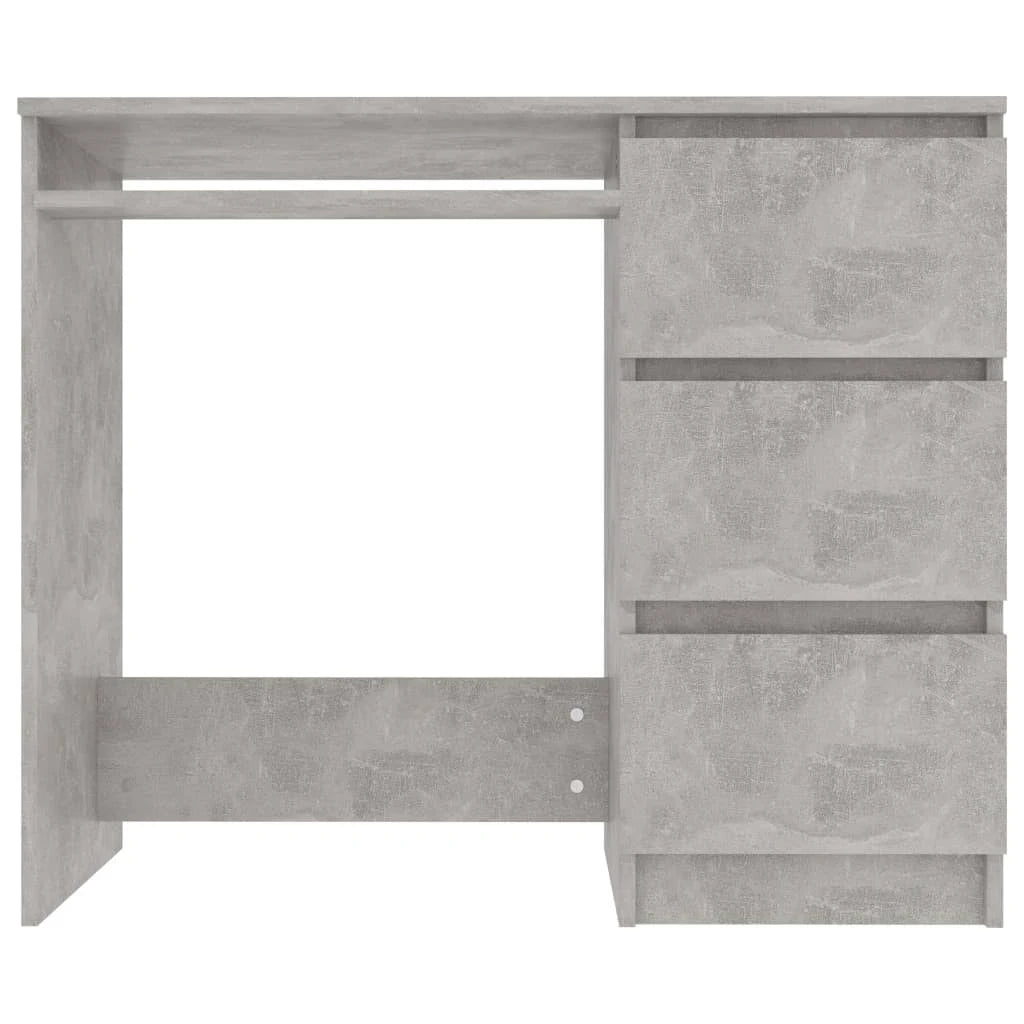 Concrete Gray Chipboard Desk V416223