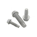 3/8-16 x 2 Thread-Forming Structural Screws, Hex Washer Head, Alloy Steel with Silver Stalgard Coating G509904