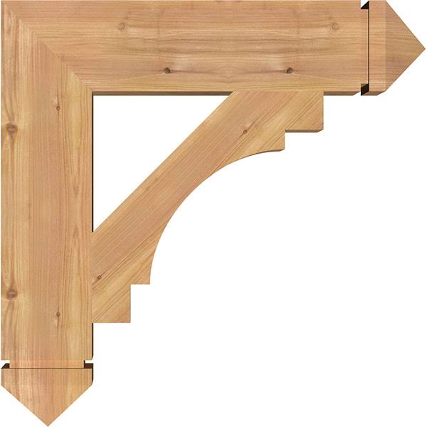 5 1/2x22W x 26x22D x 26x22H Western Red Cedar Bracket L641451