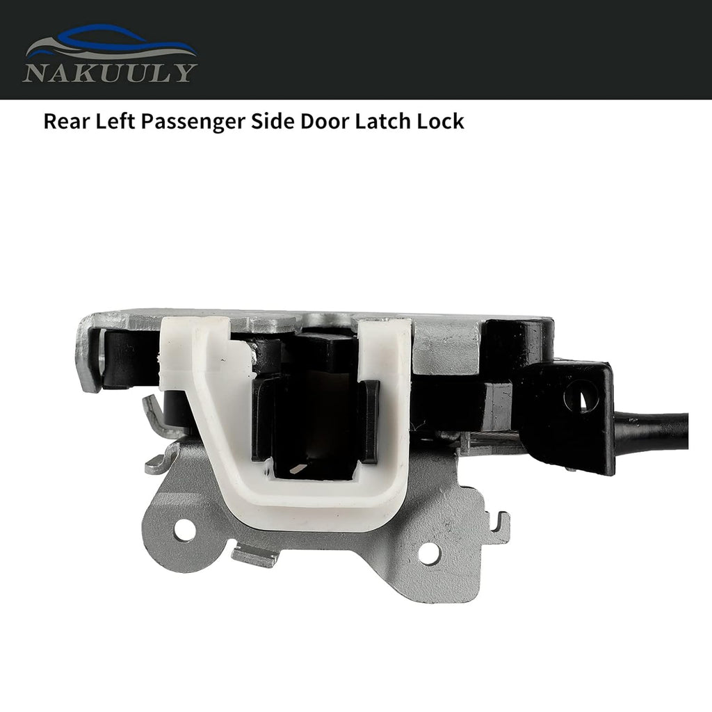 Left Driver Side Rear Door Lock Latch & Cable Assembly Pack of 2 G725520