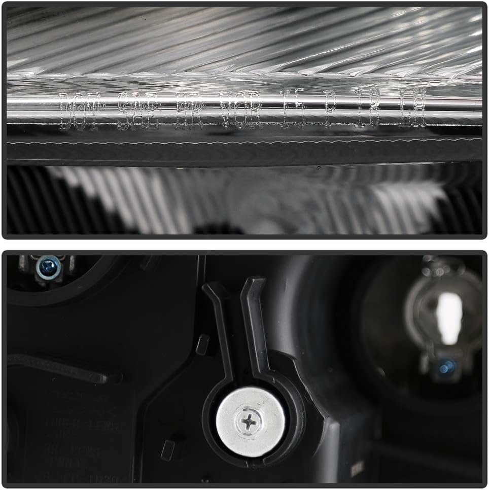 Chrome Housing Headlights Headlamps Assembly B436