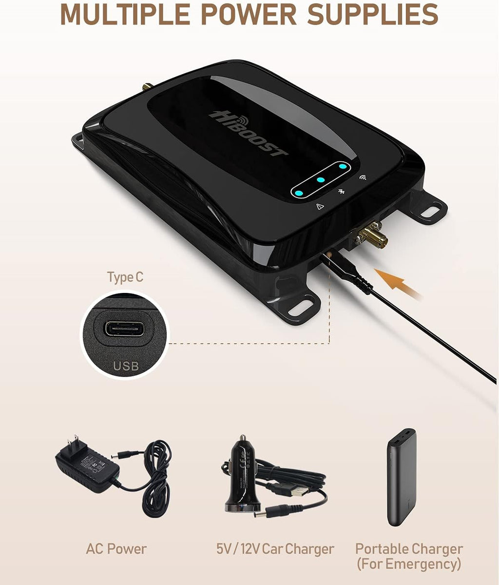 Cell Signal Booster for RV with Omni-Directional Roof Antenna P89804
