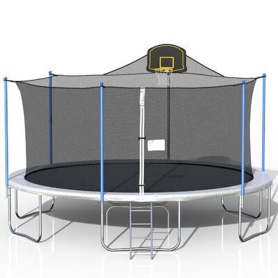 16& Round Backyard Trampoline with Safety Enclosure C711164