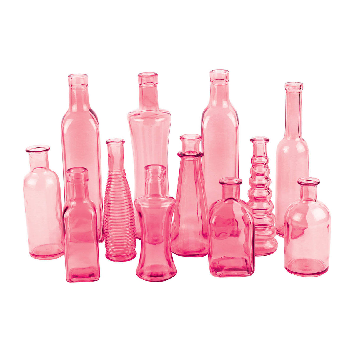 Vintage Bottle Collection Pink - 6.75 in. - Case of 24 N830304