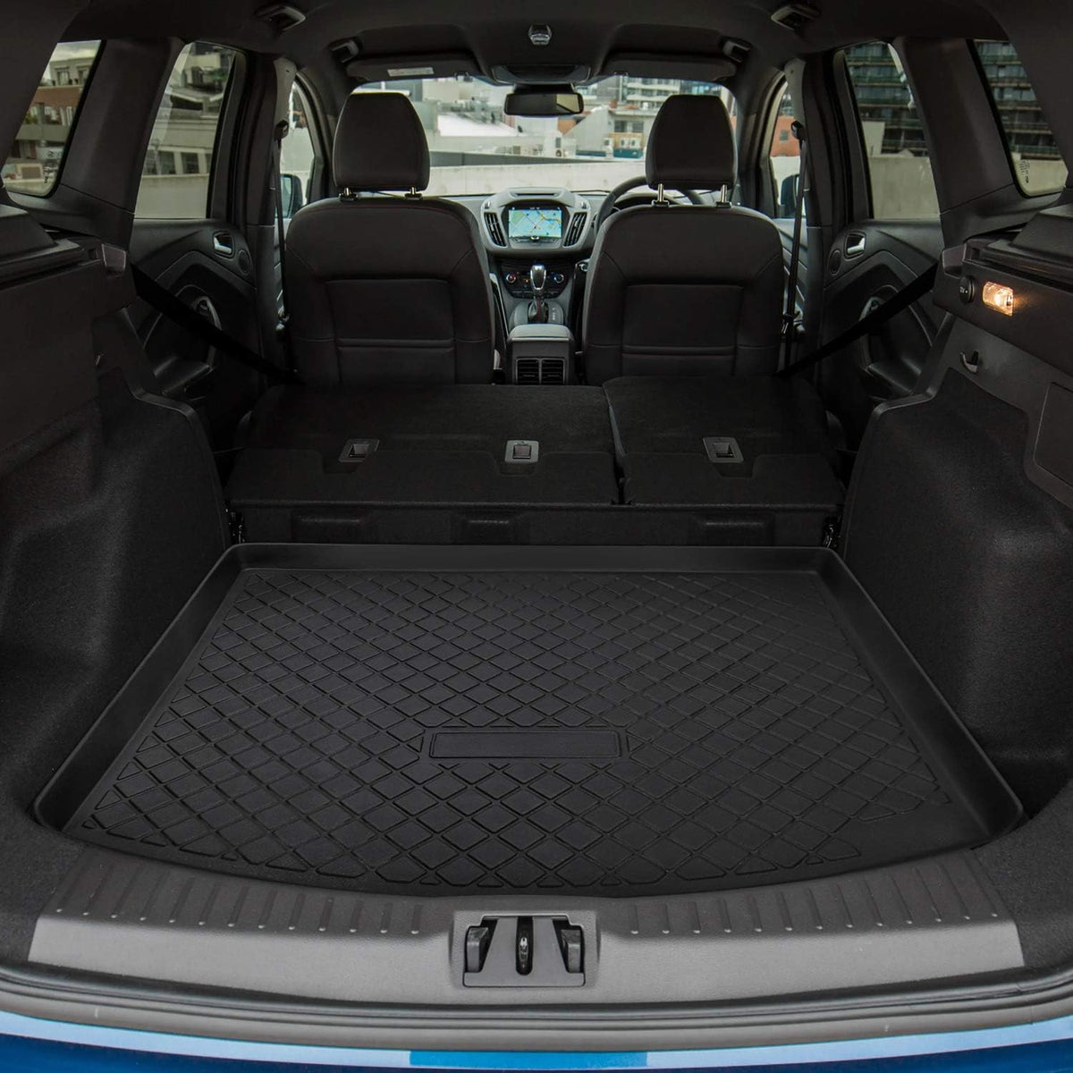 Black Heavy Duty Waterproof Trunk Cargo Liner Mat P3013