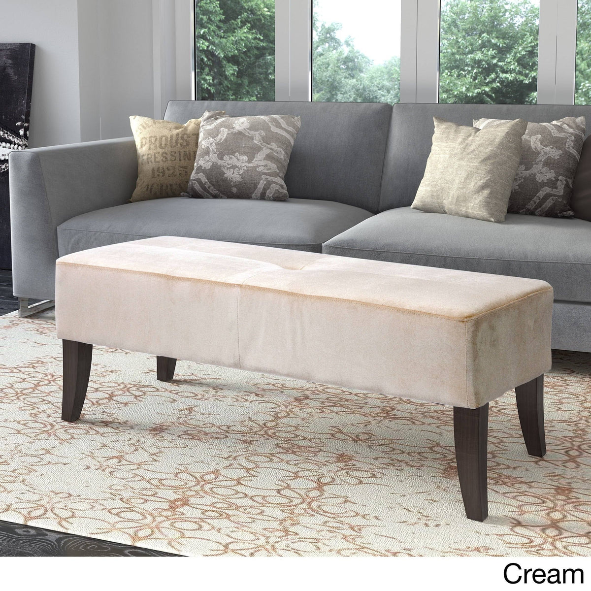 Blue Velvet Bench V242