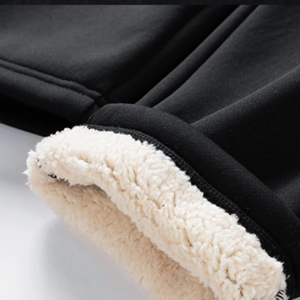 Black XXL Fleece Suit J716