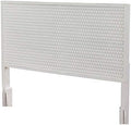 White Pearl California King Wood Headboard D602
