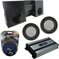 Dual 10 Rhino Coated Sub Box & HA-A800.1 S3343