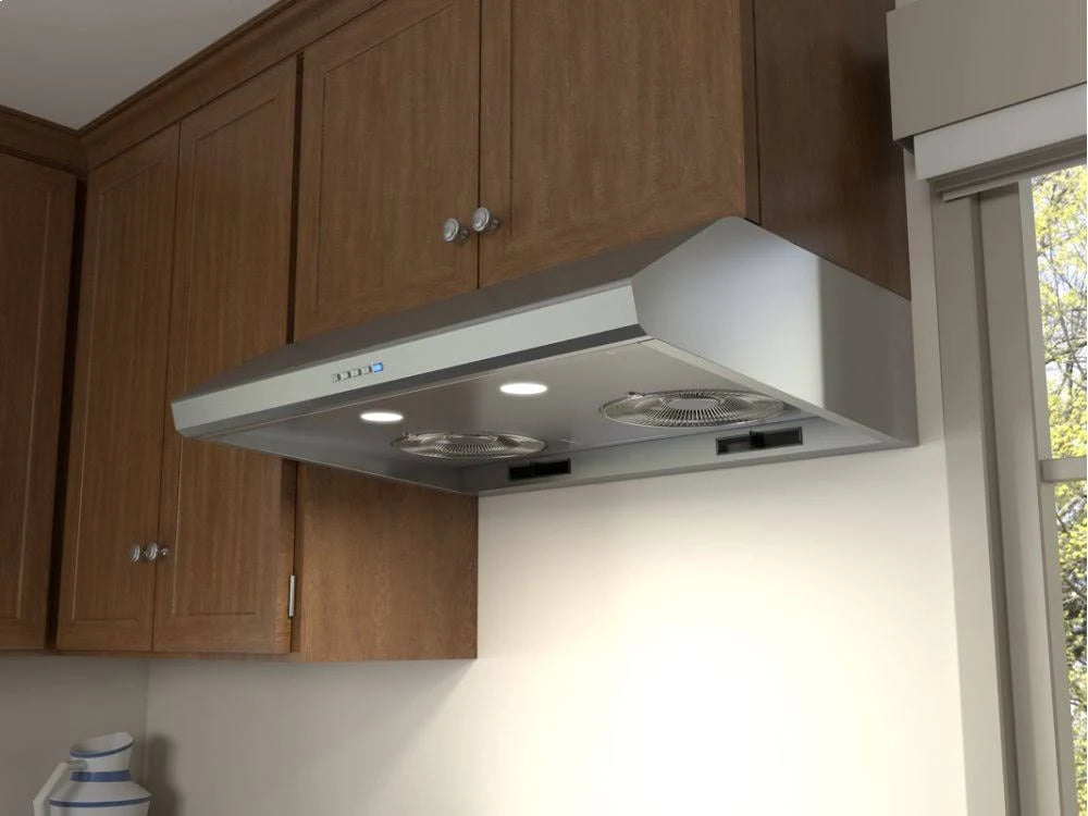 White 695 CFM Range Hood B734