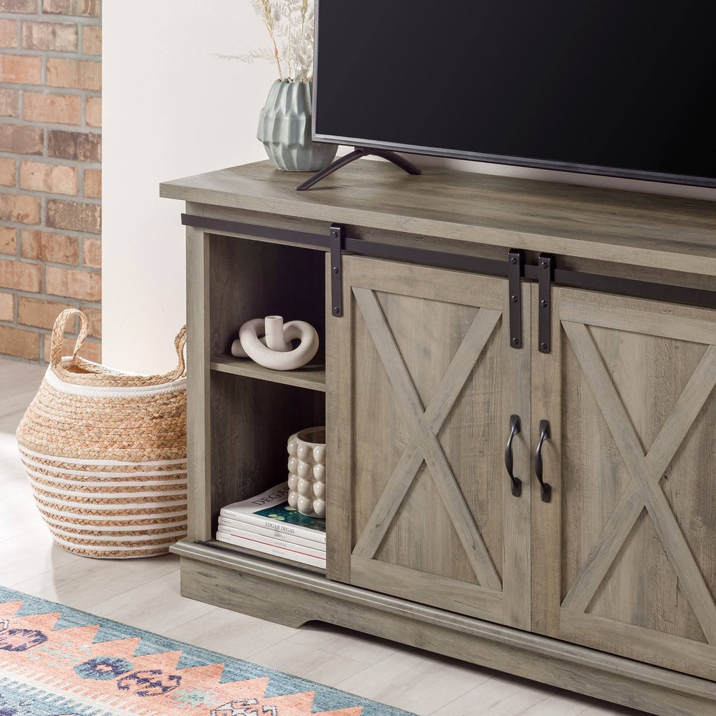Sliding Barn Door TV Console J802072