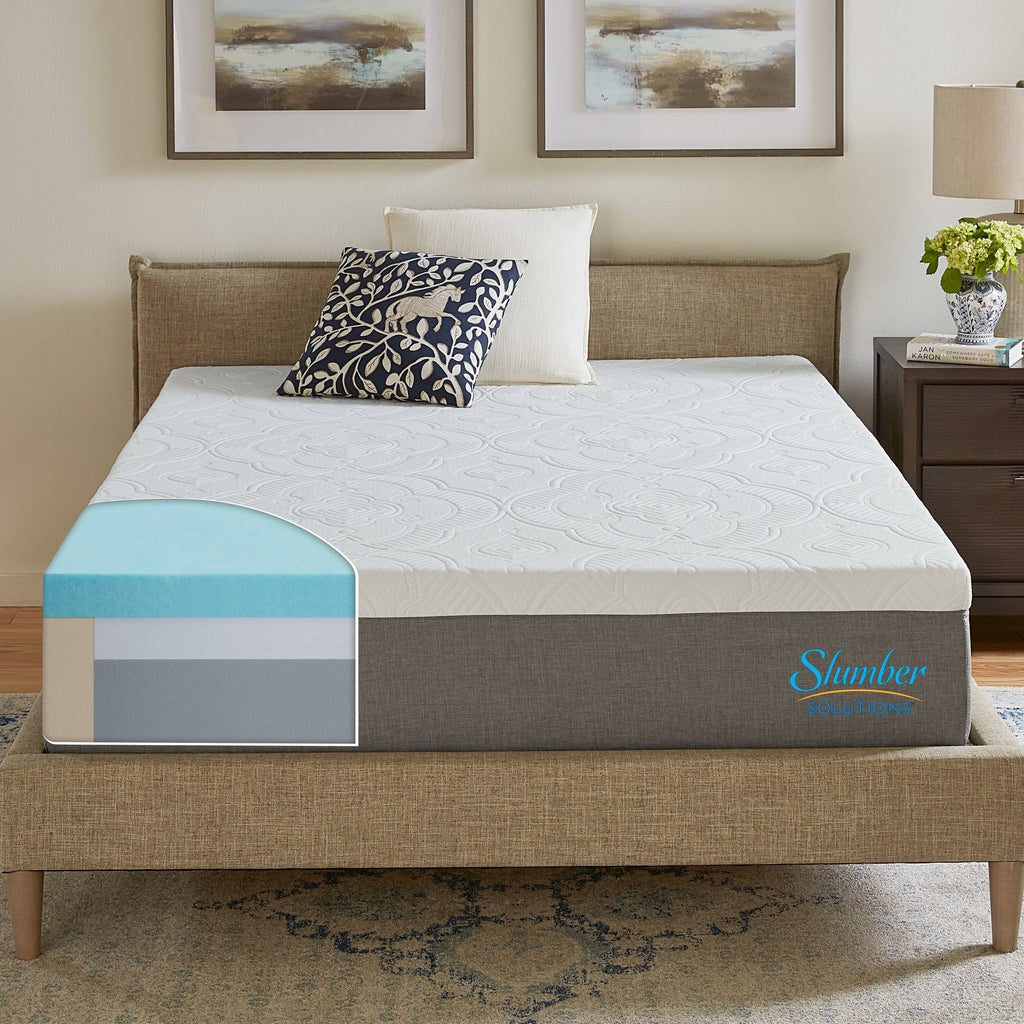 Queen Plush Memory Foam Mattress Q786960