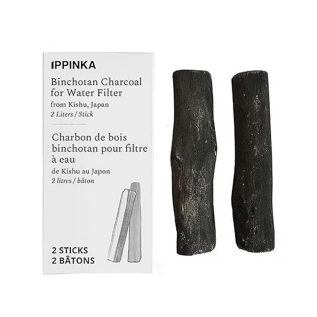 Binchotan Charcoal Water Purifying Sticks, 2 Sticks M90246