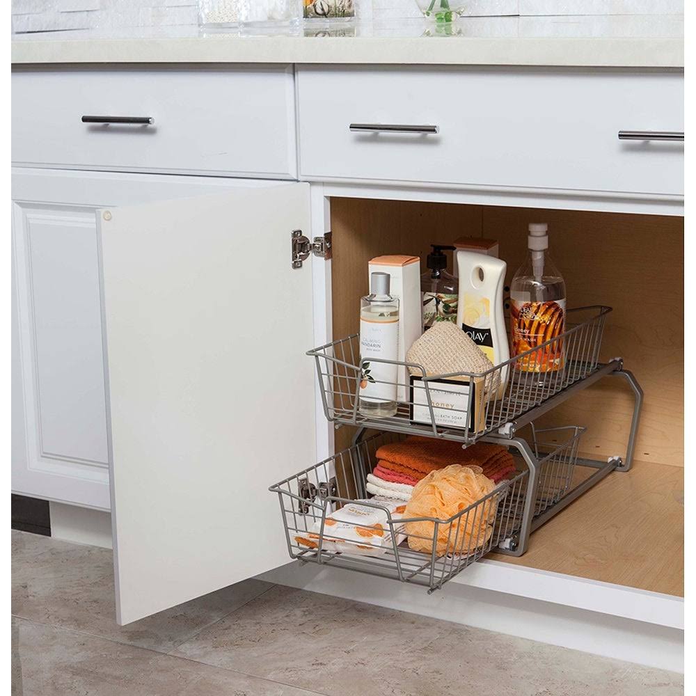 2 Tier 11-inch Wide Cabinet Organizer B22525