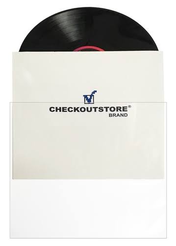 2000 Clear Plastic Outer Sleeves for 12x22 Vinyl Records Y88634