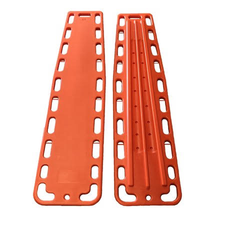 Orange Spinal Immobilization Medical Backboard with Speed Clip Pins A13486