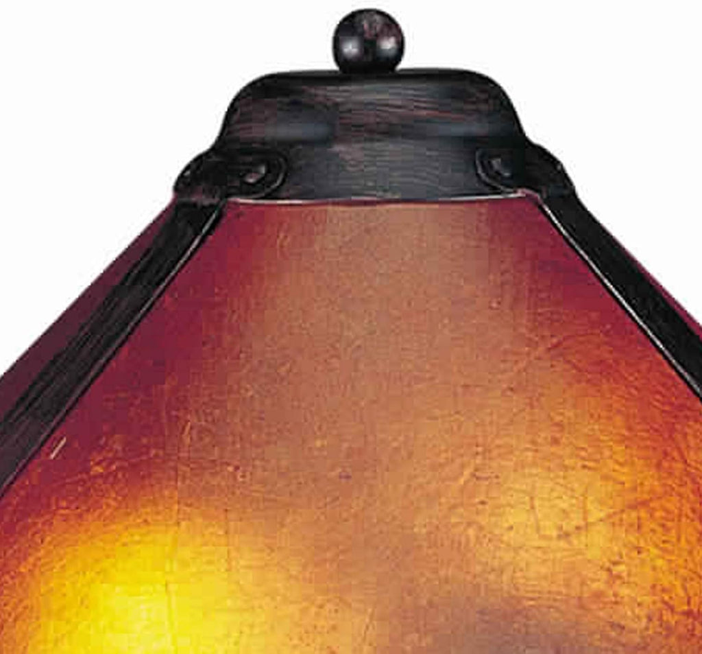 Bronze Metal Table Lamp with Mica Shade D357486