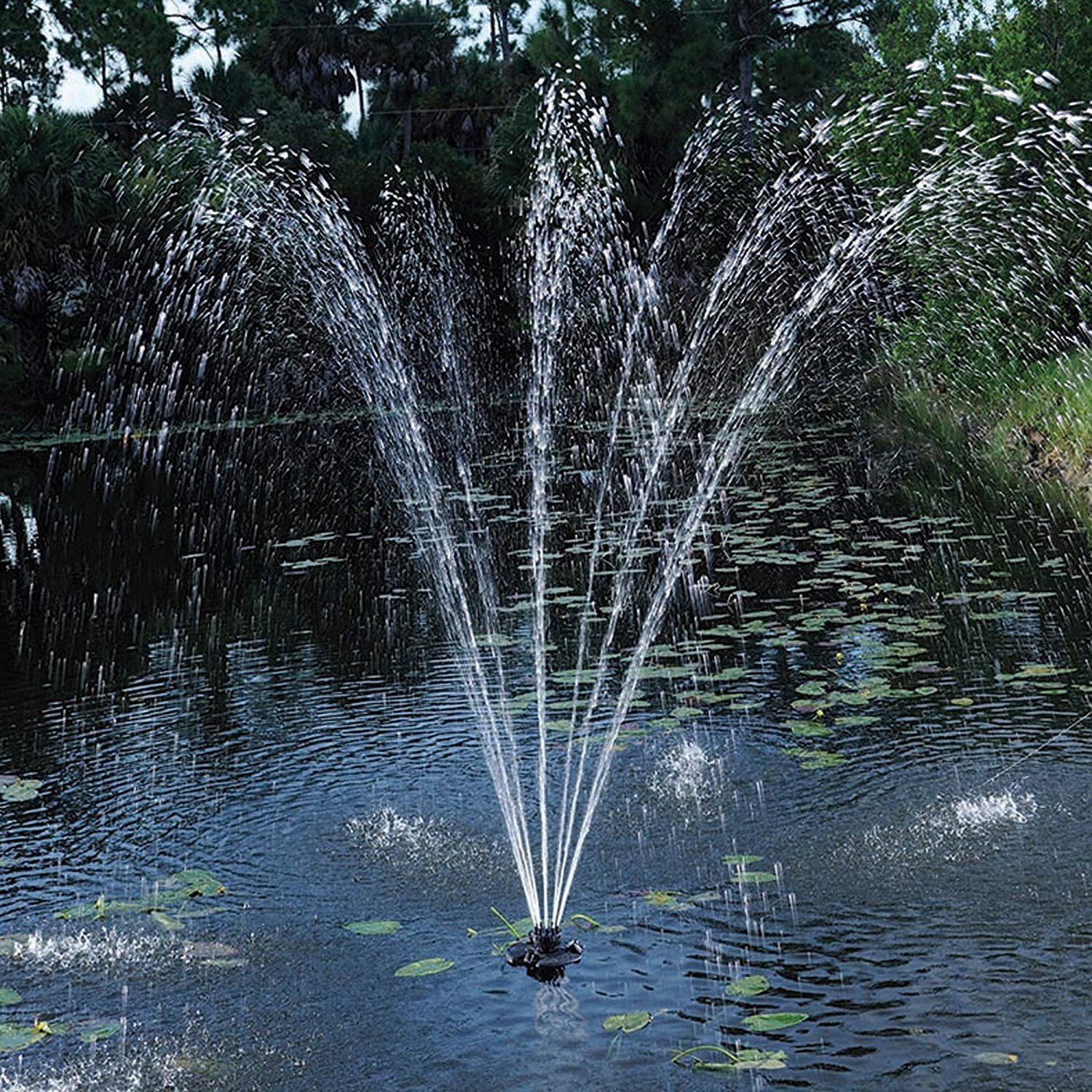 1/4 Hp Floating Fountain with Lights H5358