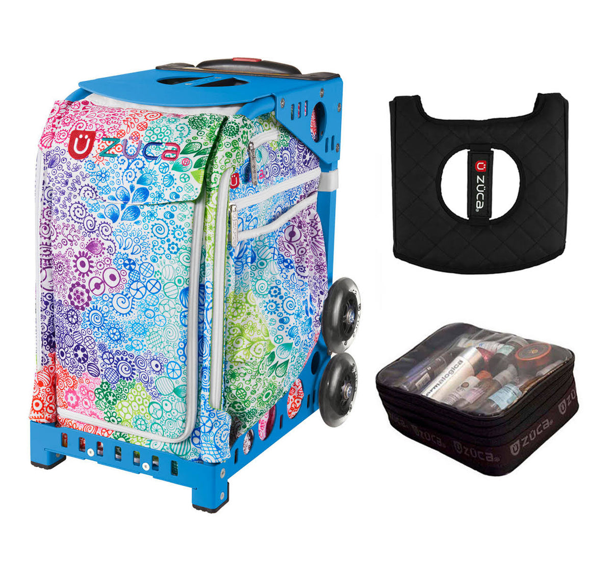 Blue Frame Utility Pouch with Seat Cover J942
