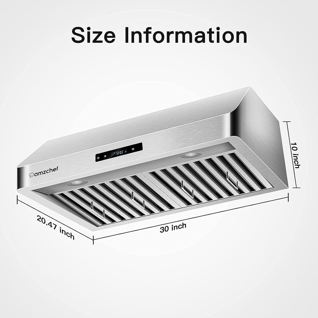 30 inch 700CFM Stainless Steel Wall Mount Range Hood V895096