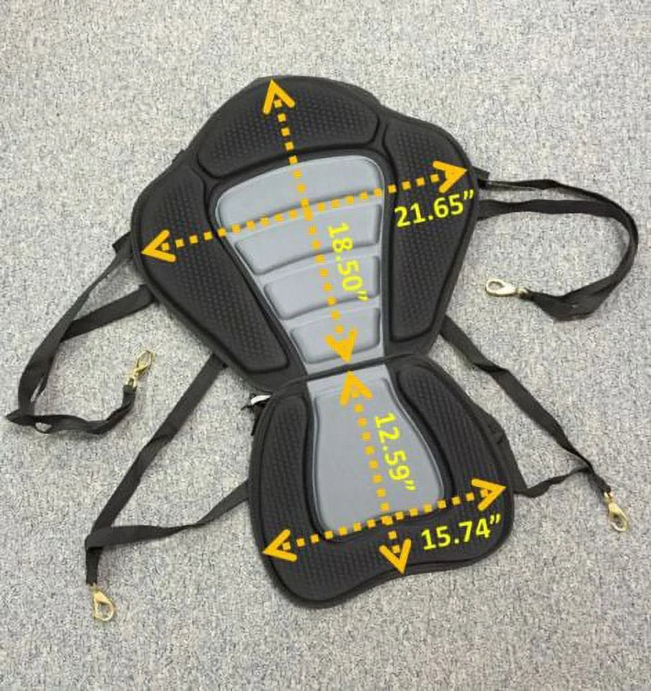 Adjustable Padded Kayak Seat with Detachable Backrest Q2277
