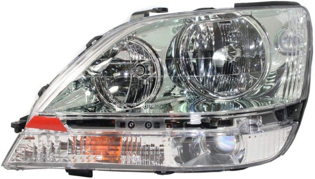 Chrome Head Light Pair for 2001 2002 2003 Lexus RX300 V22959