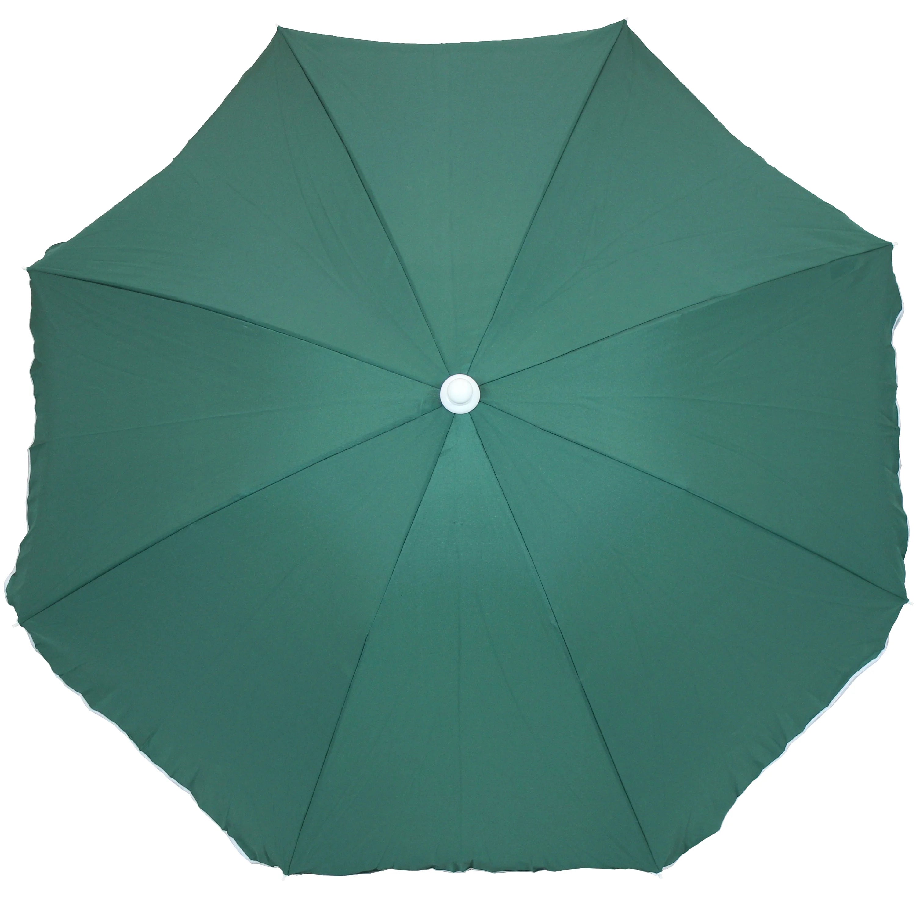 Sage Green Steel Beach Umbrella with Tilt Function C1932
