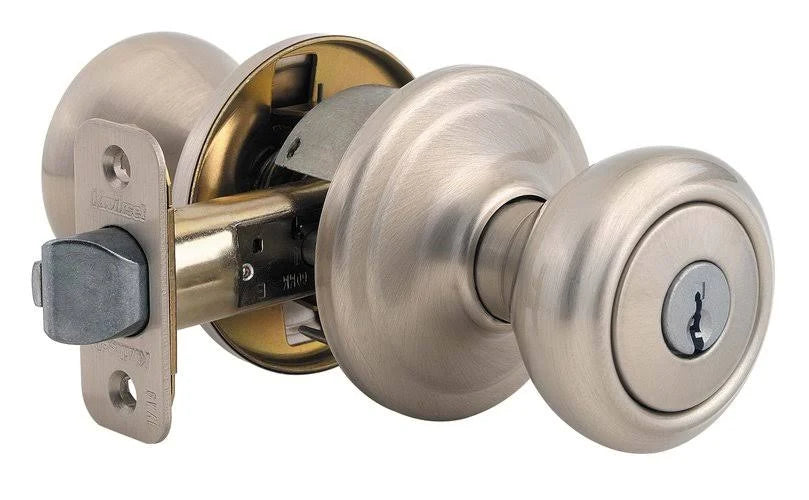 Bright Brass Entry Door Knob S65809