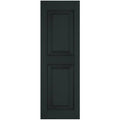 15x22W x 76x22H Exterior Real Wood Western Red Cedar Raised Panel Shutters (Per Pair) D488159
