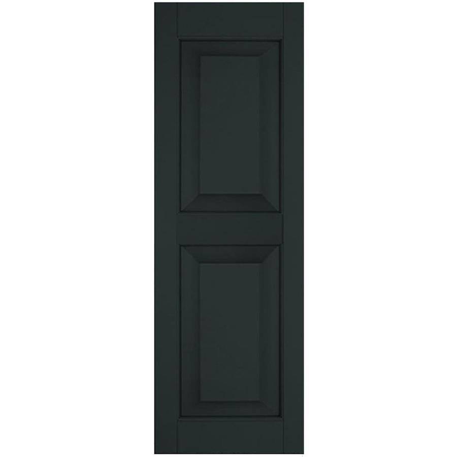 15x22W x 76x22H Exterior Real Wood Western Red Cedar Raised Panel Shutters (Per Pair) D488159