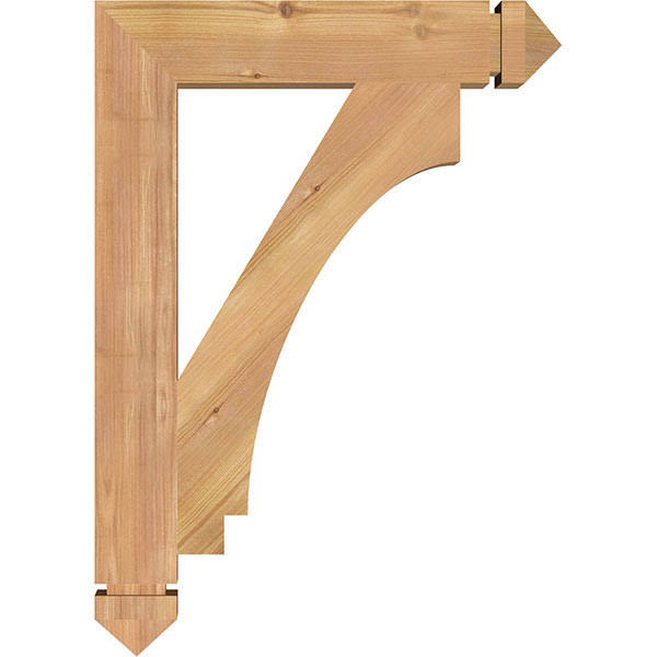 Imperial Arts & Crafts Smooth Bracket, Western Red Cedar I797