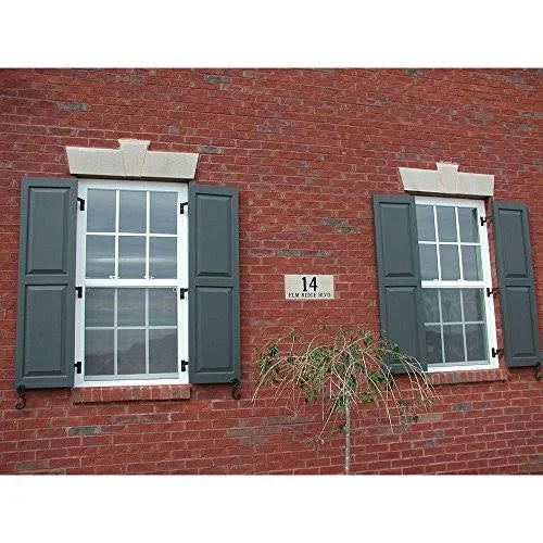 15x22W x 57x22H Exterior Composite Raised Panel Shutters (Per Pair), Primed P69690