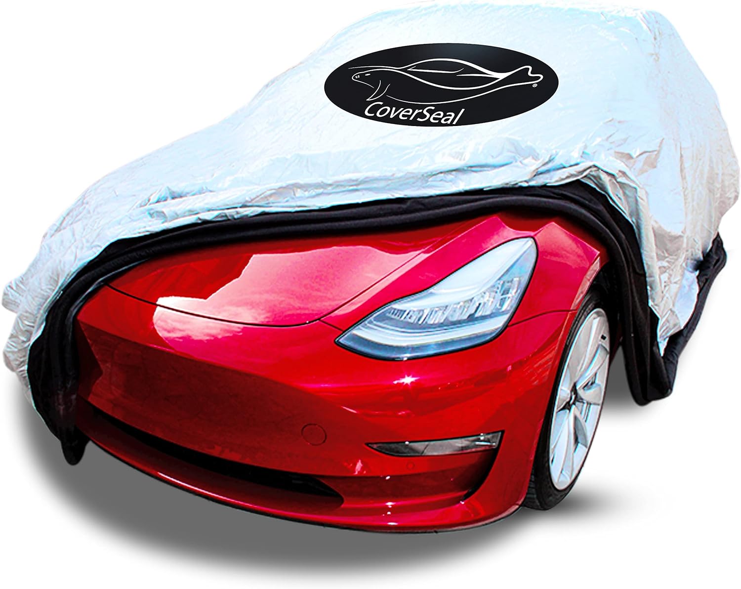 Mid Size 189 L x 73 W x 71 H inch Heavy Duty Outdoor Car Cover Q38416