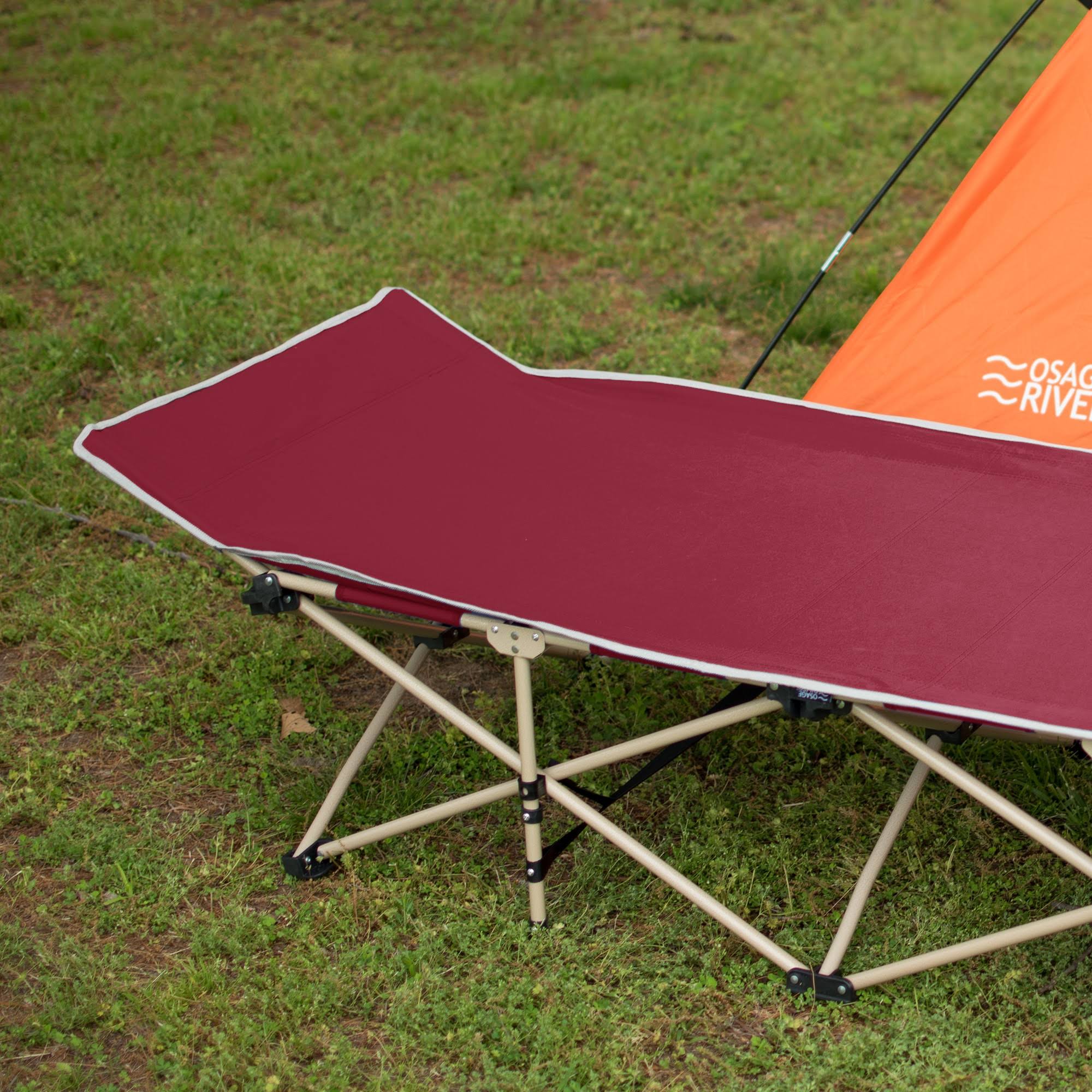 Folding Camp Cot with Carry Bag H51117