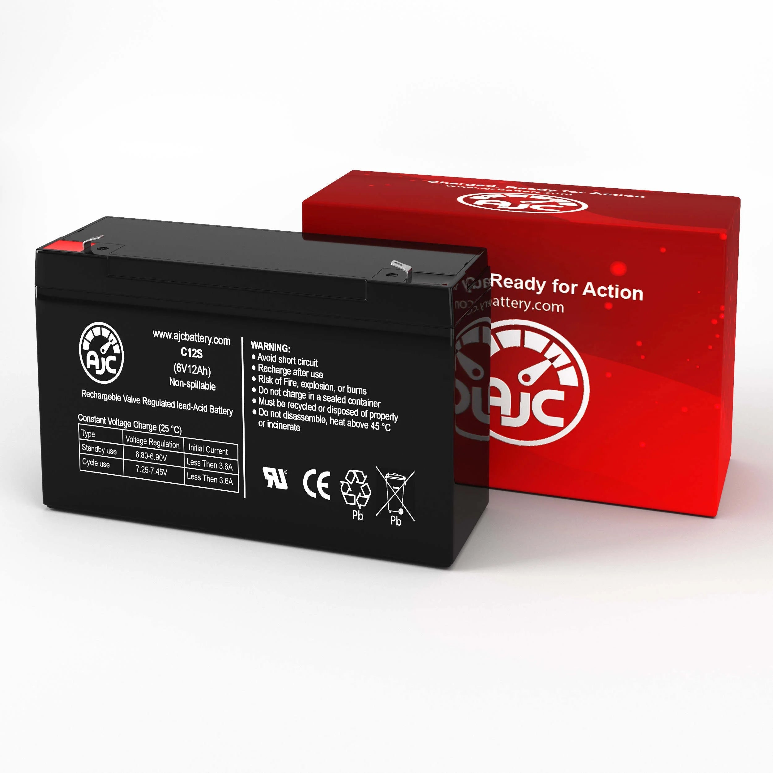 6V 12Ah Ride-On Toy Battery G557034