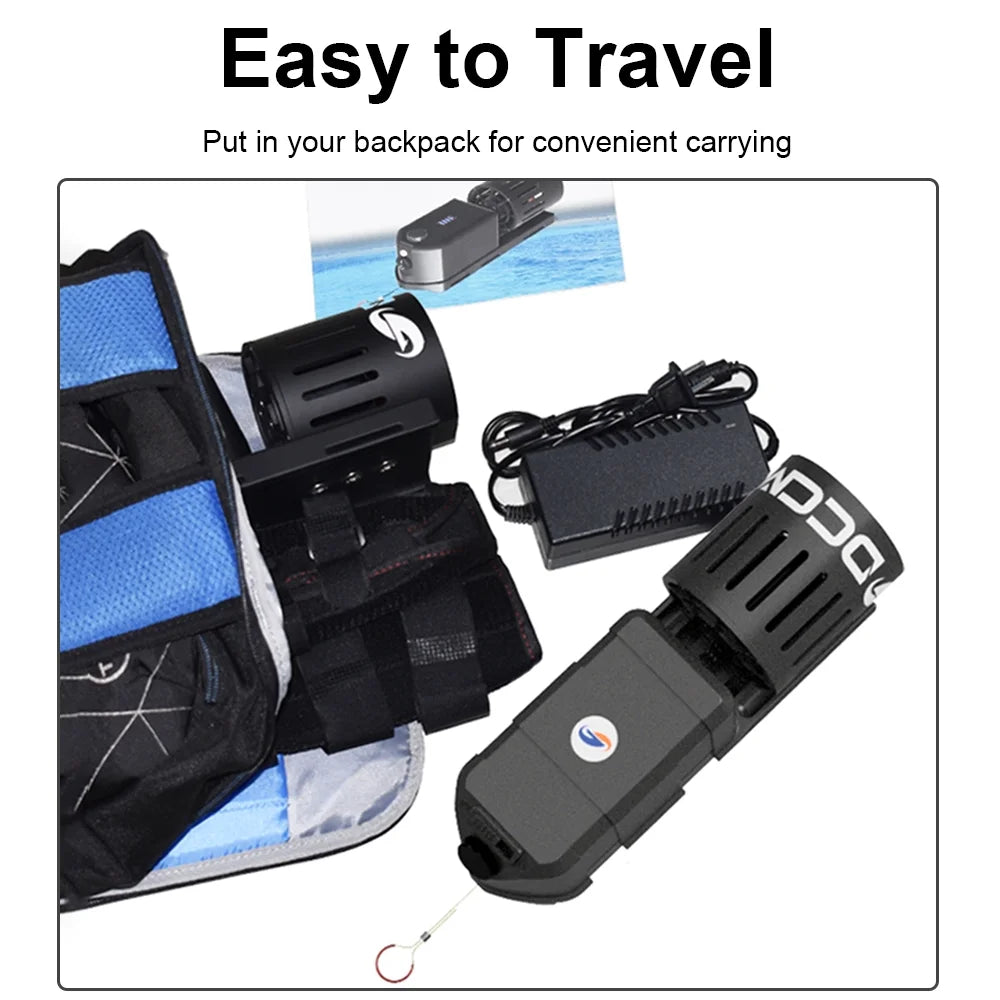 2pcs Electric Underwater Scooters 20M Waterproof C7208