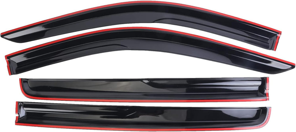 Tape-On Window Visor Deflectors Pack of 2 D103069