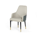 White & Grey Dining Chair B6810