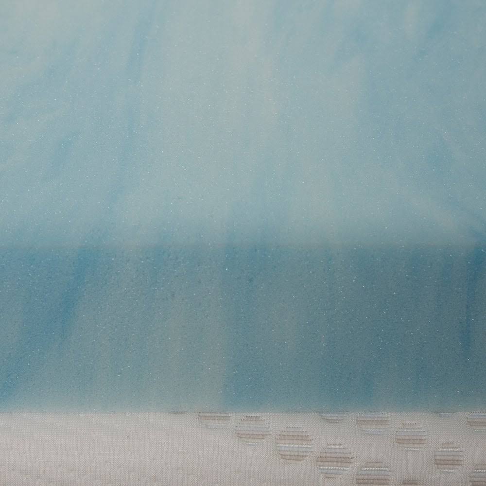 3-Inch Gel Memory Foam Mattress Topper with Egyptian Cotton Cover R594675